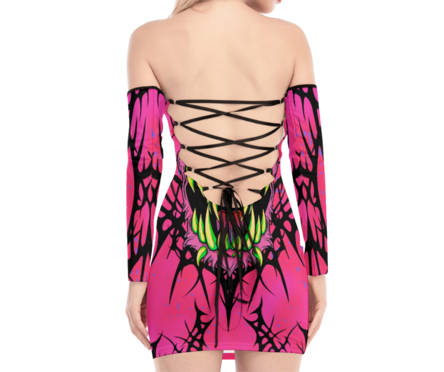 Monster Babe Dress with Sleeves