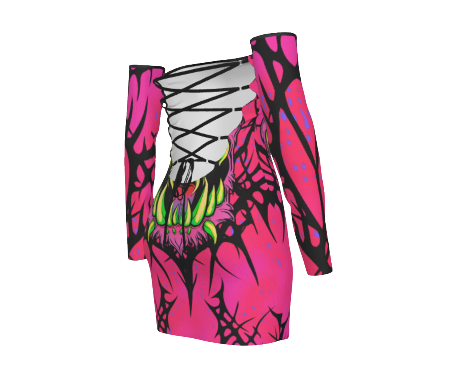 Monster Babe Dress with Sleeves