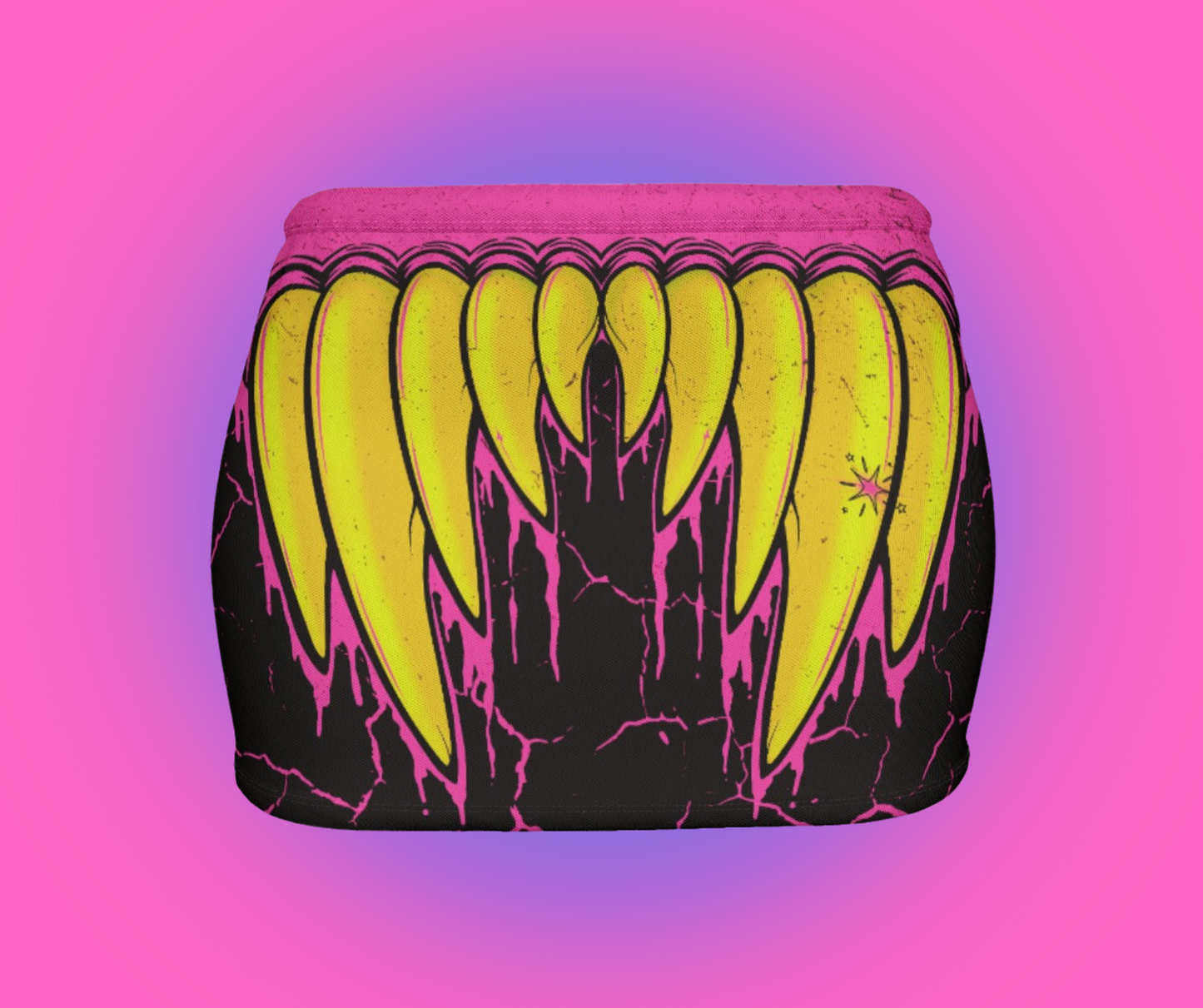 PRE ORDER Monster Micro Mini Skirt