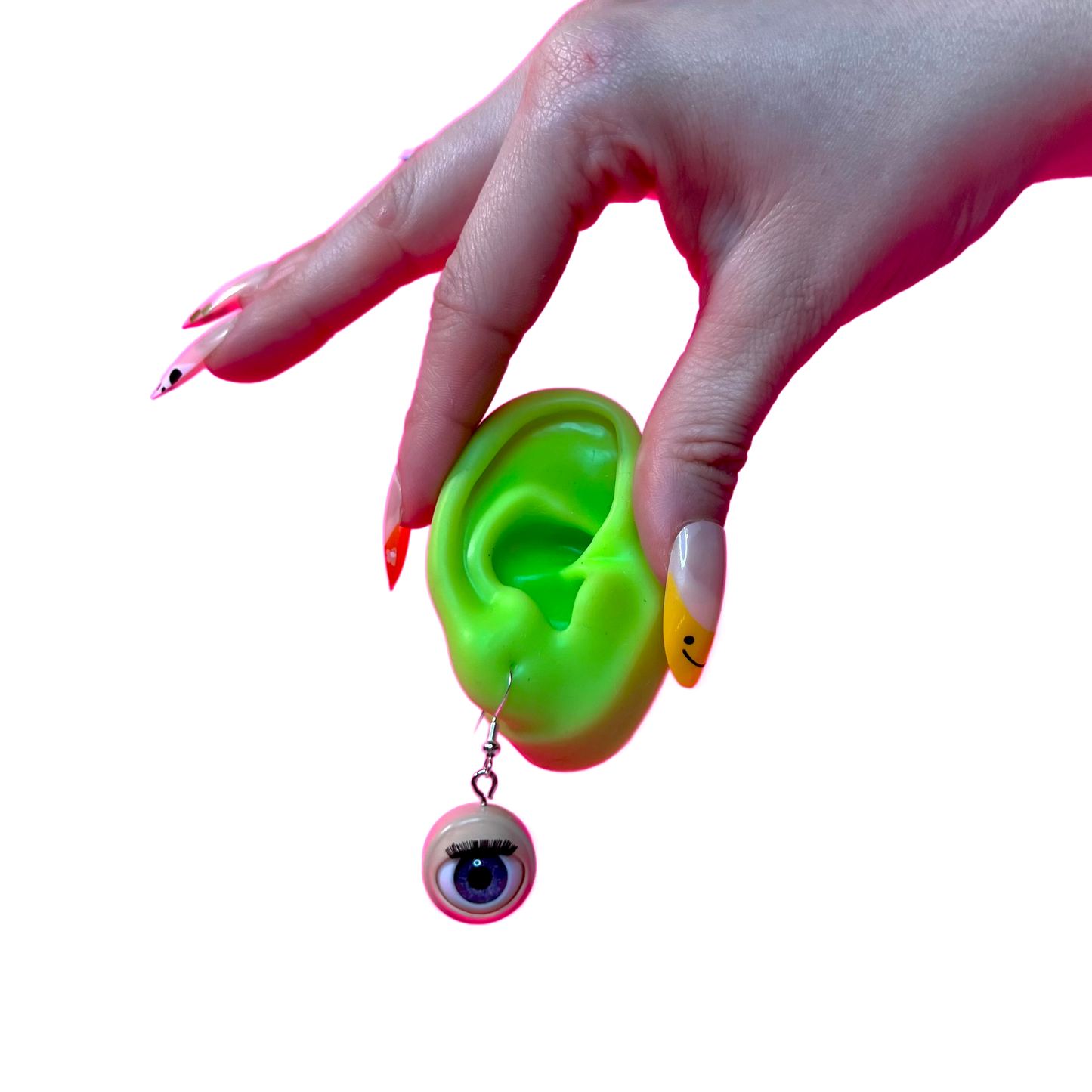 Blinking Doll Eye Earrings