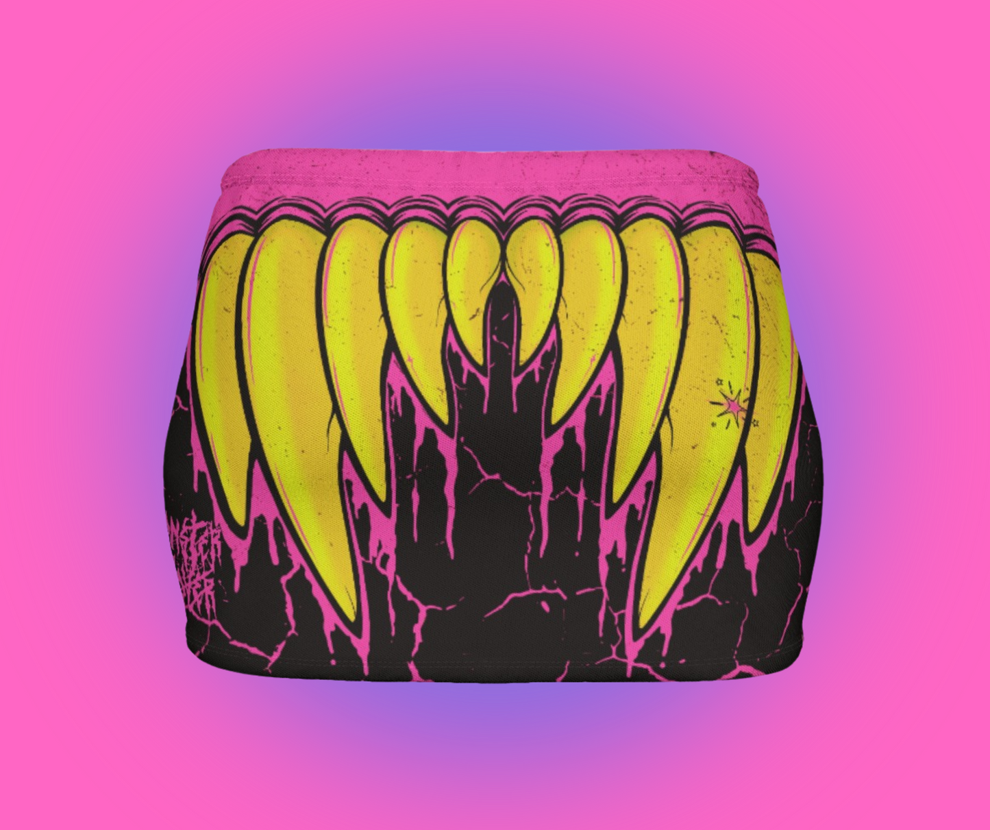 PRE ORDER Monster Micro Mini Skirt