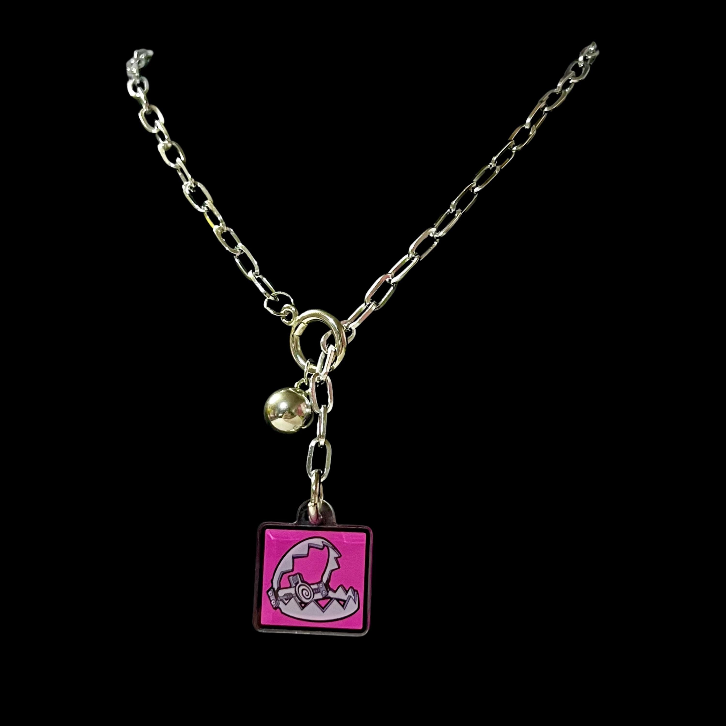 Monster Trap Charm Choker Necklace