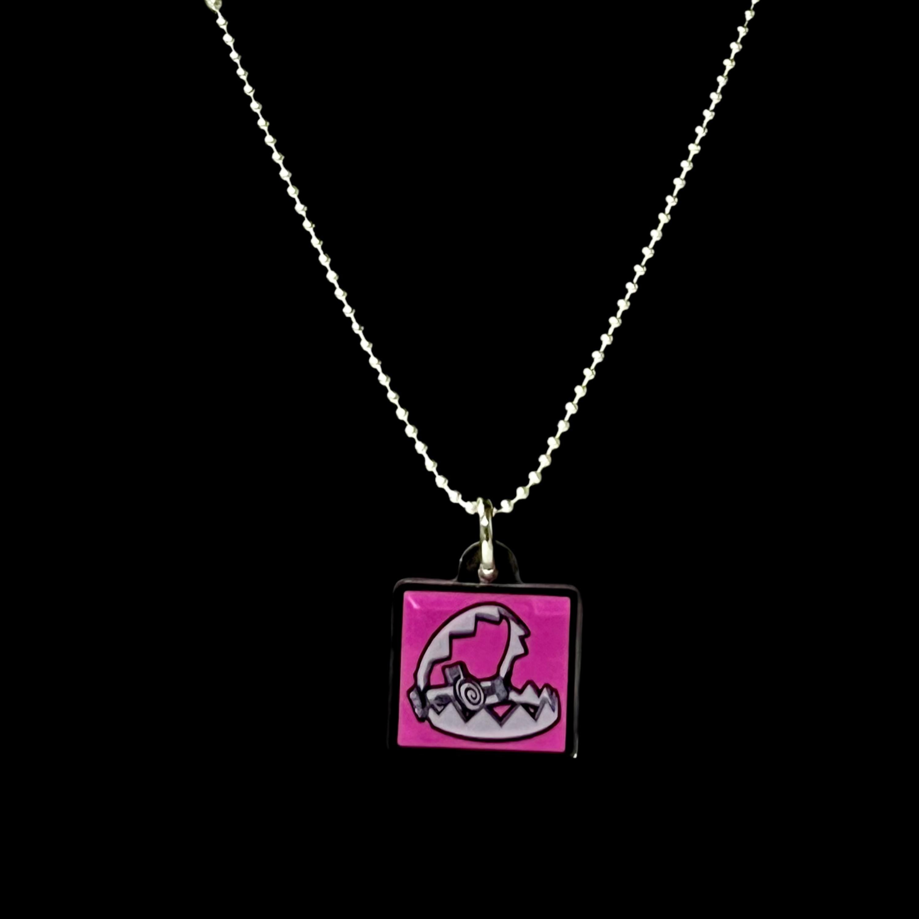 Monster Trap Charm Necklace