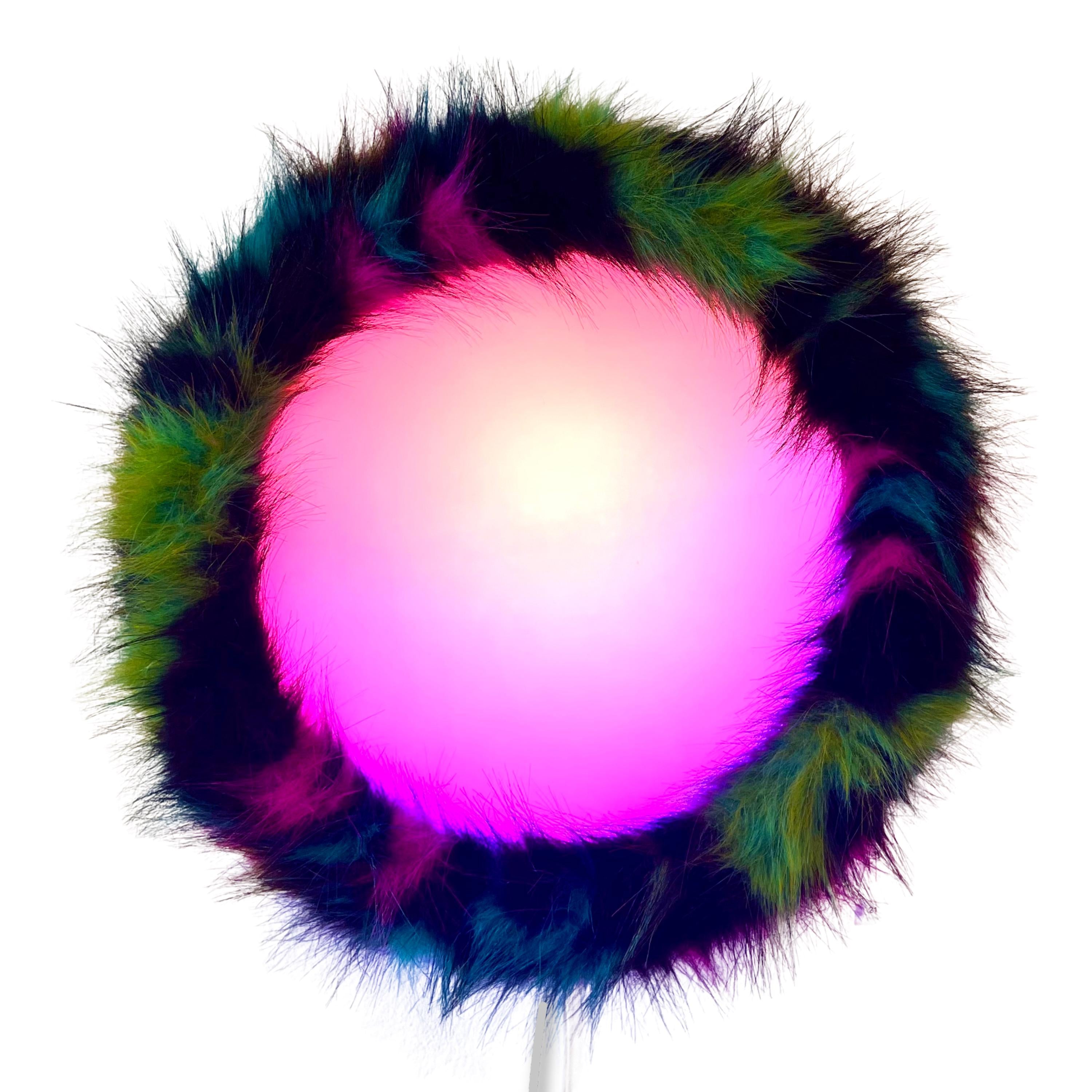 Furry Wall Light | App Connectivity Light Wall Decor Flush Light | Programmable Light | Art Lamp